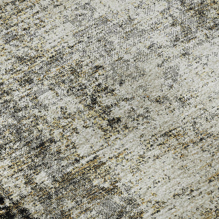 Piper Looms Mayfield Abstract AMF940 Black Machine Washable Area Rug Swatch Image