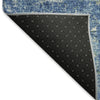 Piper Looms Mayfield Abstract AMF940 Denim Machine Washable Area Rug Backing Image