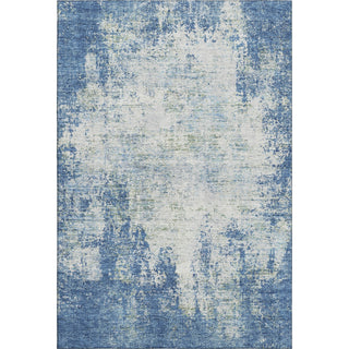 Piper Looms Mayfield Abstract AMF940 Denim Machine Washable Area Rug main image