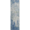 Piper Looms Mayfield Abstract AMF940 Denim Machine Washable Area Rug Runner Main Image