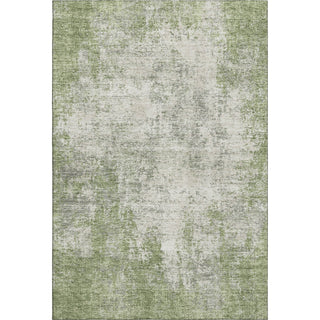 Piper Looms Mayfield Abstract AMF940 Green Machine Washable Area Rug main image