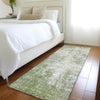 Piper Looms Mayfield Abstract AMF940 Green Machine Washable Area Rug Runner Lifestyle Image Feature