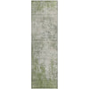Piper Looms Mayfield Abstract AMF940 Green Machine Washable Area Rug Runner Main Image