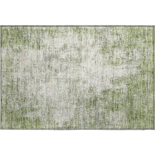 Piper Looms Mayfield Abstract AMF940 Green Machine Washable Area Rug Scatter Main Image