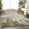 Piper Looms Mayfield Abstract AMF940 Olive Machine Washable Area Rug Lifestyle Image Feature