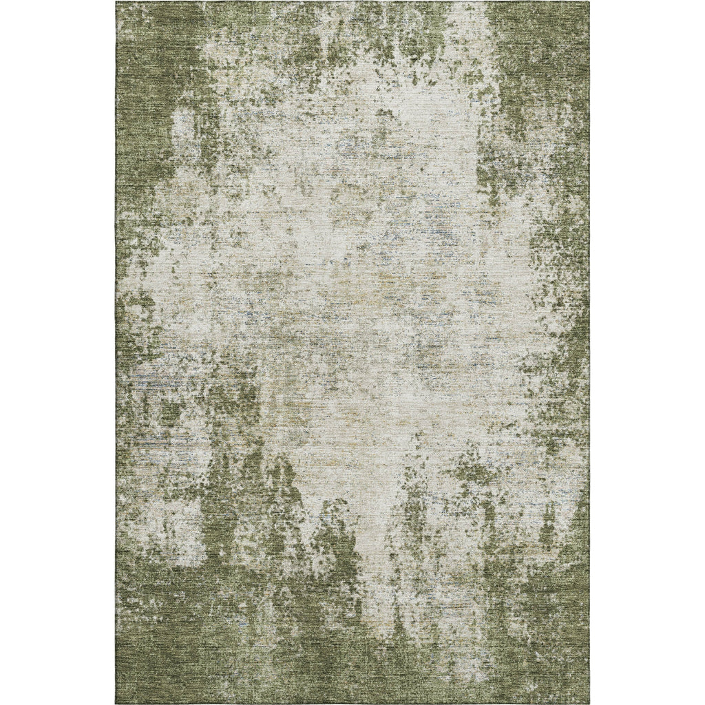 Piper Looms Mayfield Abstract AMF940 Olive Machine Washable Area Rug main image