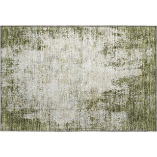 Piper Looms Mayfield Abstract AMF940 Olive Machine Washable Area Rug Scatter Main Image