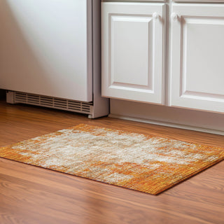 Piper Looms Mayfield Abstract AMF940 Orange Machine Washable Area Rug Scatter Lifestyle Image Feature