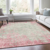 Piper Looms Mayfield Abstract AMF940 Pink Machine Washable Area Rug Lifestyle Image Feature