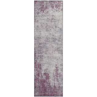 Piper Looms Mayfield Abstract AMF940 Plum Machine Washable Area Rug Runner Main Image