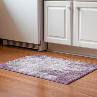Piper Looms Mayfield Abstract AMF940 Plum Machine Washable Area Rug Scatter Lifestyle Image Feature