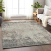 Piper Looms Mayfield Abstract AMF940 Taupe Machine Washable Area Rug Lifestyle Image Feature