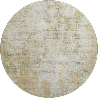 Piper Looms Mayfield Abstract AMF940 Wheat Machine Washable Area Rug Round Main Image
