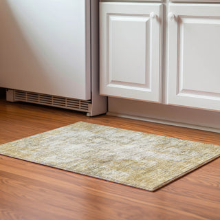 Piper Looms Mayfield Abstract AMF940 Wheat Machine Washable Area Rug Scatter Lifestyle Image Feature