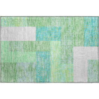 Piper Looms Mayfield Rectangles AMF941 Aloe Machine Washable Area Rug Scatter Main Image