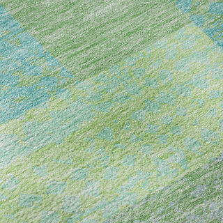 Piper Looms Mayfield Rectangles AMF941 Aloe Machine Washable Area Rug Swatch Image