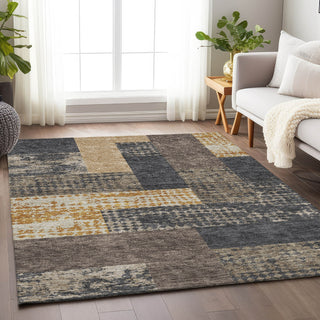 Piper Looms Mayfield Rectangles AMF941 Coffee Machine Washable Area Rug Lifestyle Image Feature