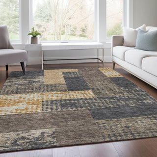 Piper Looms Mayfield Rectangles AMF941 Coffee Machine Washable Area Rug Lifestyle Image Feature