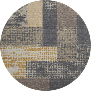 Piper Looms Mayfield Rectangles AMF941 Coffee Machine Washable Area Rug Round Main Image