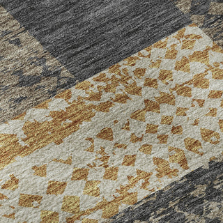 Piper Looms Mayfield Rectangles AMF941 Coffee Machine Washable Area Rug Swatch Image
