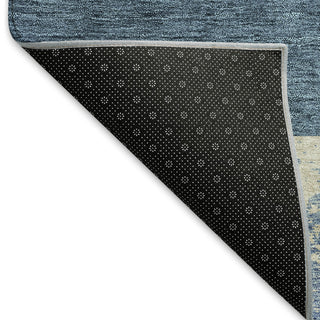 Piper Looms Mayfield Rectangles AMF941 Denim Machine Washable Area Rug Backing Image