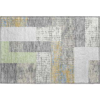 Piper Looms Mayfield Rectangles AMF941 Gray Machine Washable Area Rug Scatter Main Image
