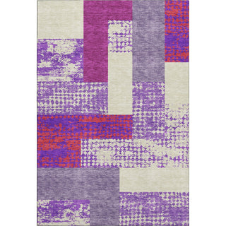 Piper Looms Mayfield Rectangles AMF941 Lavender Machine Washable Area Rug main image