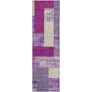 Piper Looms Mayfield Rectangles AMF941 Lavender Machine Washable Area Rug Runner Main Image