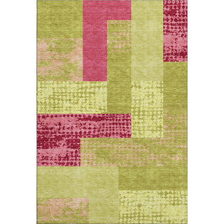 Piper Looms Mayfield Rectangles AMF941 Lime Machine Washable Area Rug main image