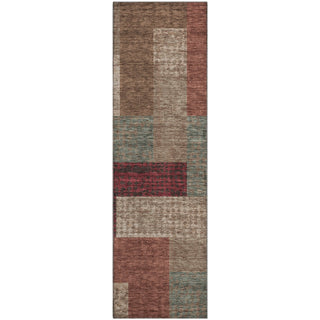 Piper Looms Mayfield Rectangles AMF941 Mocha Machine Washable Area Rug Runner Main Image