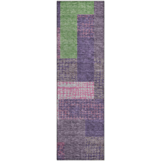 Piper Looms Mayfield Rectangles AMF941 Purple Machine Washable Area Rug Runner Main Image
