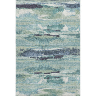 Piper Looms Mayfield Abstract AMF942 Aloe Machine Washable Area Rug main image