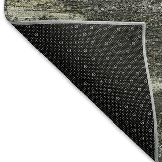 Piper Looms Mayfield Abstract AMF942 Charcoal Machine Washable Area Rug Backing Image