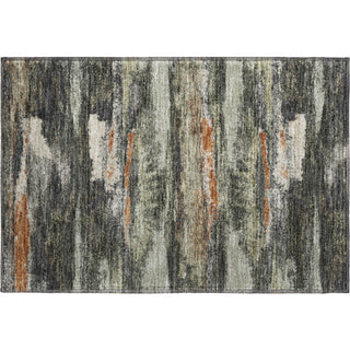 Piper Looms Mayfield Abstract AMF942 Charcoal Machine Washable Area Rug Scatter Main Image