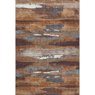 Piper Looms Mayfield Abstract AMF942 Copper Machine Washable Area Rug main image