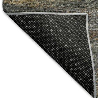 Piper Looms Mayfield Abstract AMF942 Graphite Machine Washable Area Rug Backing Image