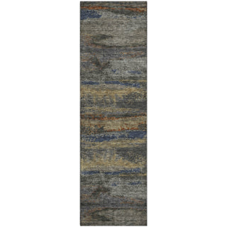 Piper Looms Mayfield Abstract AMF942 Graphite Machine Washable Area Rug Runner Main Image