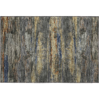 Piper Looms Mayfield Abstract AMF942 Graphite Machine Washable Area Rug Scatter Main Image