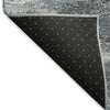 Piper Looms Mayfield Abstract AMF942 Gray Machine Washable Area Rug Backing Image