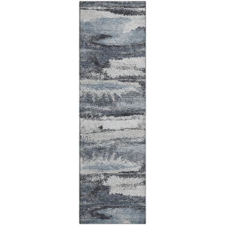 Piper Looms Mayfield Abstract AMF942 Gray Machine Washable Area Rug Runner Main Image