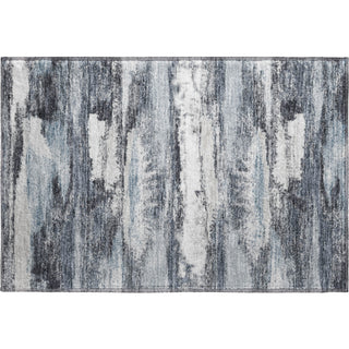 Piper Looms Mayfield Abstract AMF942 Gray Machine Washable Area Rug Scatter Main Image