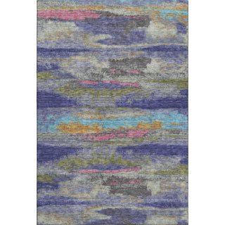 Piper Looms Mayfield Abstract AMF942 Lavender Machine Washable Area Rug main image