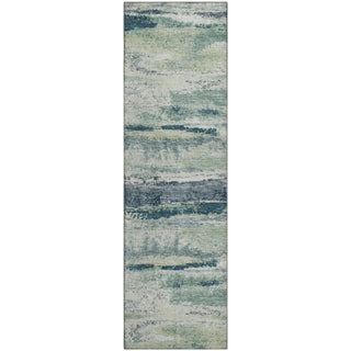 Piper Looms Mayfield Abstract AMF942 Mint Machine Washable Area Rug Runner Main Image
