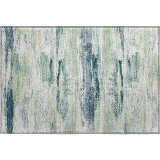 Piper Looms Mayfield Abstract AMF942 Mint Machine Washable Area Rug Scatter Main Image