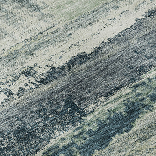 Piper Looms Mayfield Abstract AMF942 Mint Machine Washable Area Rug Swatch Image