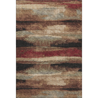 Piper Looms Mayfield Abstract AMF942 Mocha Machine Washable Area Rug main image