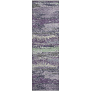 Piper Looms Mayfield Abstract AMF942 Purple Machine Washable Area Rug Runner Main Image