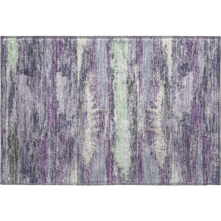 Piper Looms Mayfield Abstract AMF942 Purple Machine Washable Area Rug Scatter Main Image