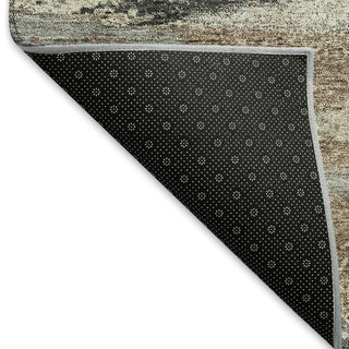 Piper Looms Mayfield Abstract AMF942 Taupe Machine Washable Area Rug Backing Image