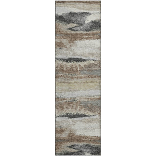 Piper Looms Mayfield Abstract AMF942 Taupe Machine Washable Area Rug Runner Main Image